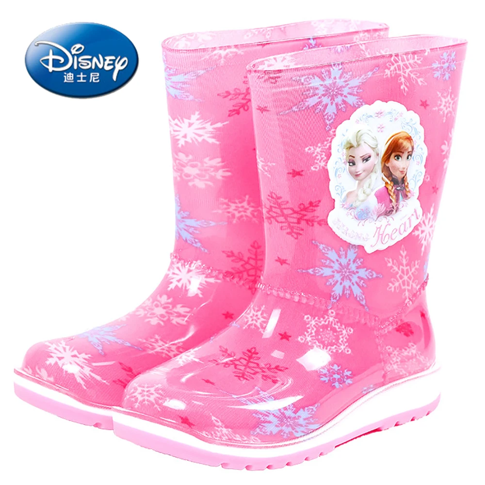 Disney 2021 New Cartoon Rain Boots Boys Girls Mickey Mouse Comfortable Rain Boots Children