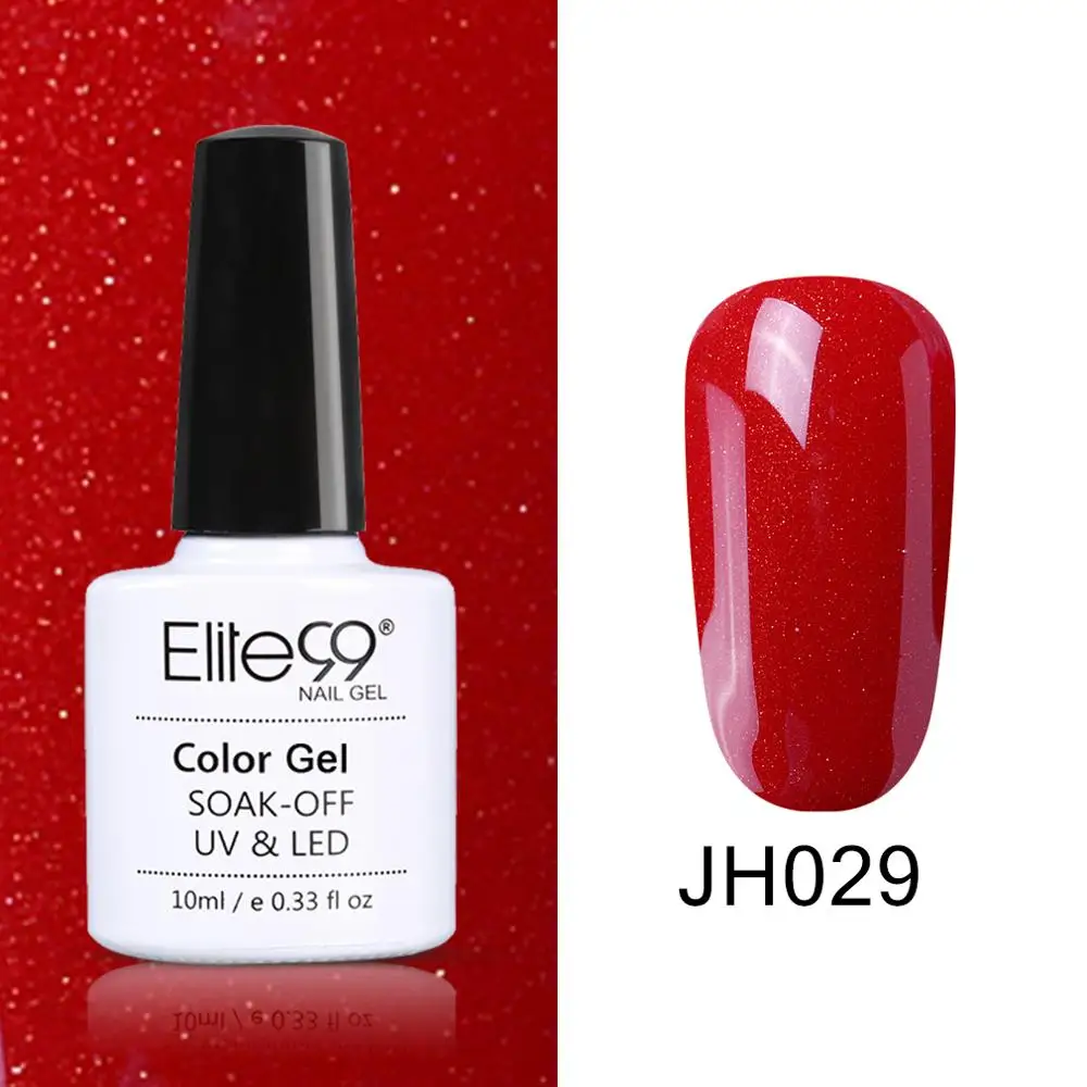 Elite99 Гель-лак для ногтей 10 мл великолепный Цвет Вина Гель-лак для ногтей Vernis Полупостоянный гель лак гель для ногтей - Цвет: JH029
