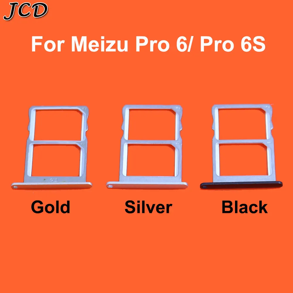 JCD новый держатель слота для SIM карты Адаптеры Meizu Pro5/Pro6 Pro 6S/Pro 7 7plus запасные части