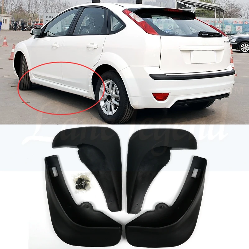 Высокое качество ABS пластик автомобильное крыло брызговики грязевые щитки для 2005-2011 Ford Focus 2 MK2 5dr HB