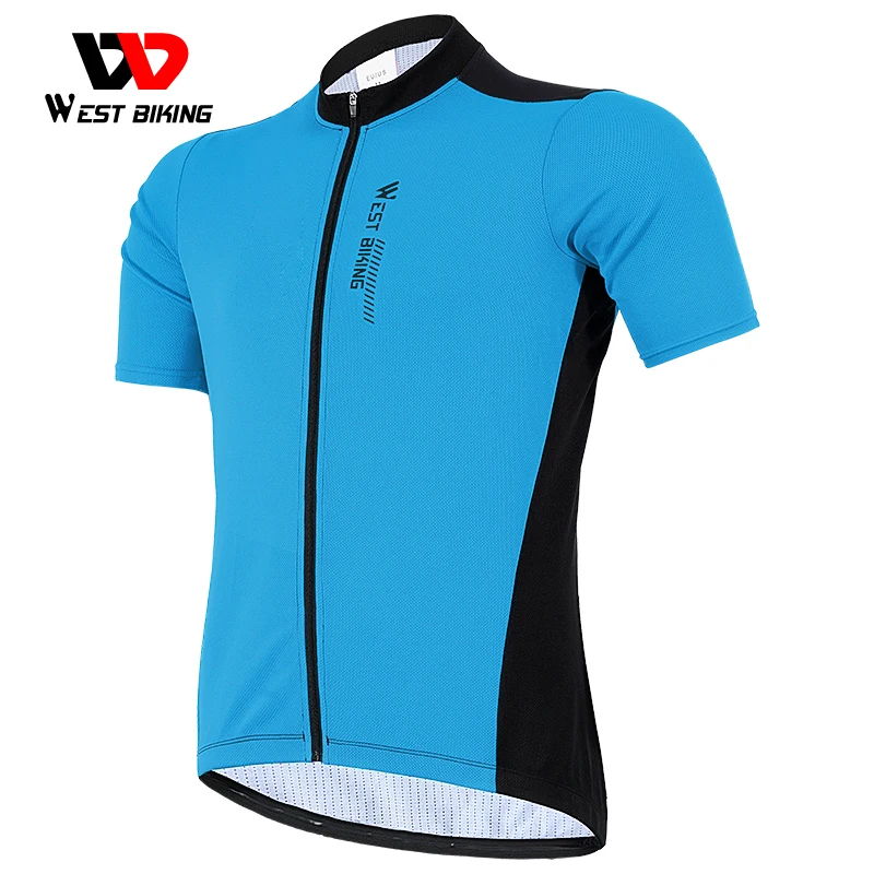 

WEST BIKING Cycling Jersey 2022 New Bicycle Team Cycling Shirts Men Women Short Sleeve Breathable Summer Cycling Sports Clothing