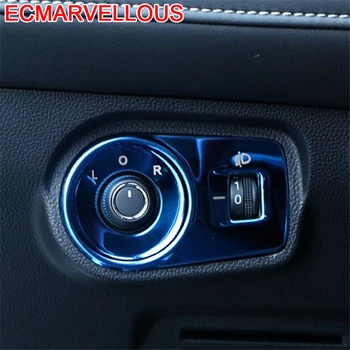 

Auto Headlamp Gear Steering Wheel Button Automobile Chromium Decorative Car Styling Accessories 18 19 FOR Morris Garages MG I5