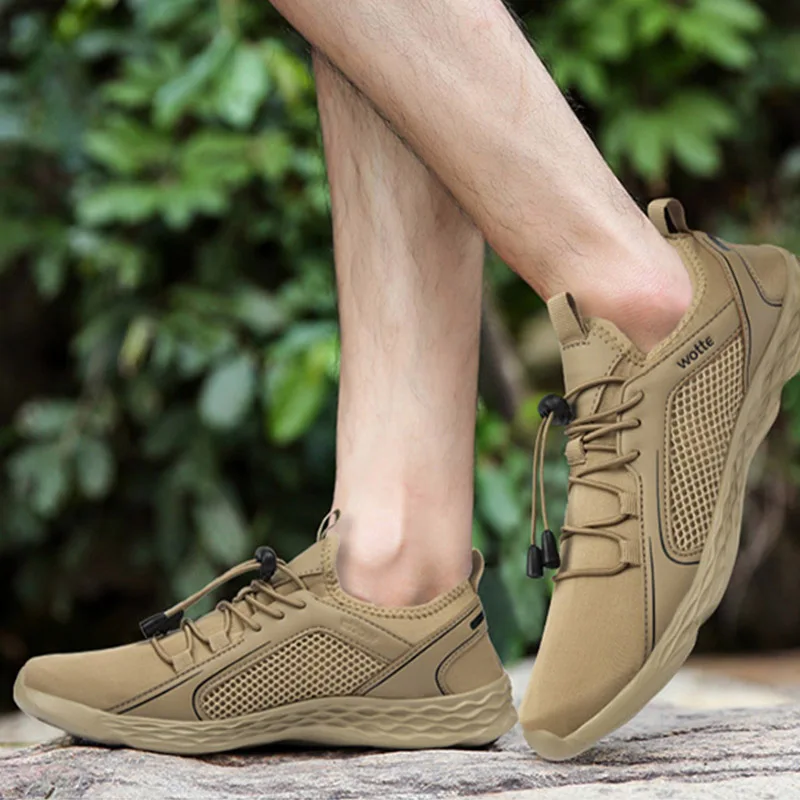 Wotte Mannen Casual Schoenen Mesh Ademend Schoeisel Man Schoen Brede Big  Size 40 50 Met Gaten Binnenzool Snel Droog water Schoenen Zapatillas|Casual  schoenen voor Mannen| - AliExpress