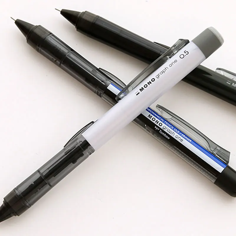 TOMBOW MONO Graph Mechanical Pencil 0.5mm Professional Graphite Drafting Pencils Sketching Writing With Mono one Eraser 1Pcs