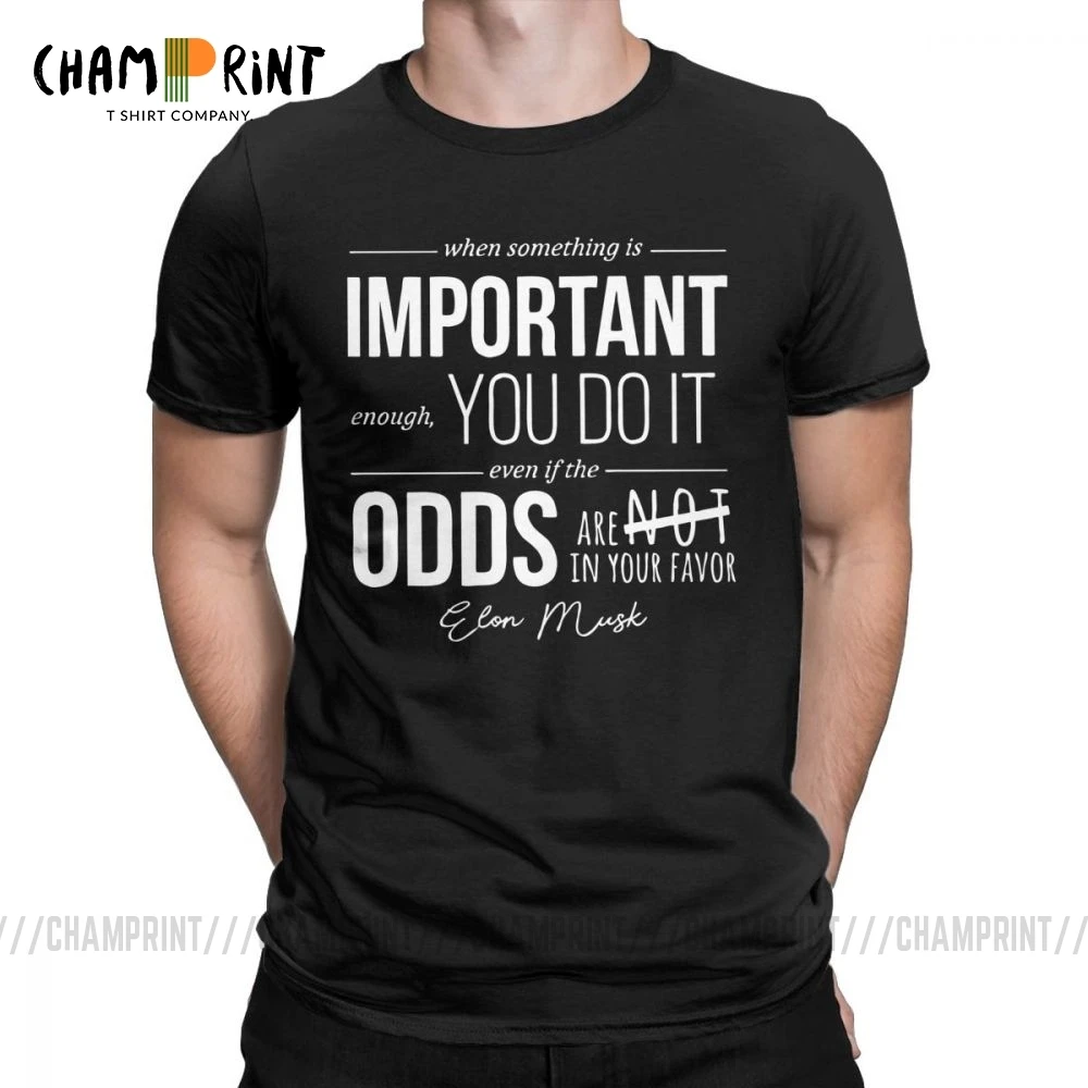 Men Elon Musk Motivational Quote T Shirt Spacex Occupy Mars Vintage O Neck Short Sleeve Clothes 100 Cotton Tees Printed T Shirt T Shirts Aliexpress