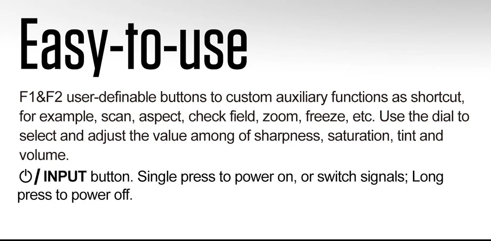 Description Picture 5 of itemLILLIPUT FA1016 /C/T 10.1" IPS FHD 1000:1 Capacitive Mutli-Touch Monitor HDMI/VGA Support 4K 30Hz Glass+Glass Technology