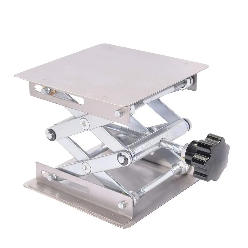 

Stainless Steel Lifting Table Manual Aluminum Oxidation Lifting Table Laboratory Lifting Device Lab Lifting Stand Rack