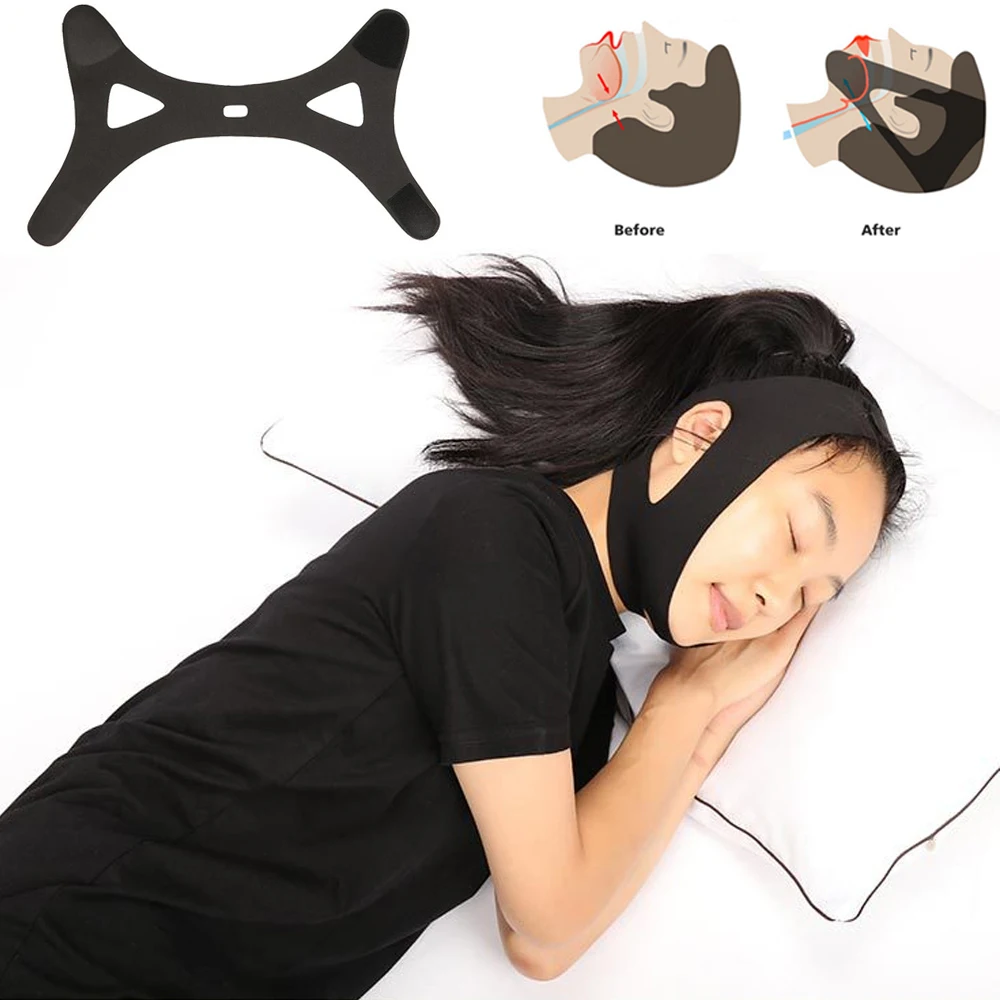 

Strap to Stop Snoring Anti-snoring Unisex Jaw Belt Get Good Sleep and Wake up Energized Adjustable Chin Strap