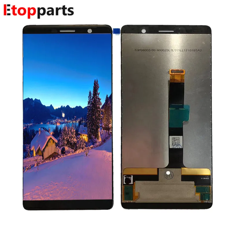 

Black LCD Display For Nokia 7 PLUS LCD With Touch Digitizer Assembly Free Shipping