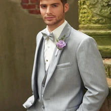 Traje gris para novio Clearance