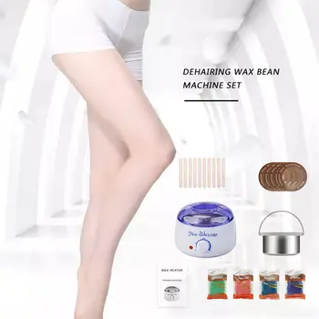 

a Certain Temperature Heating Hair Removal Wax Bean Machine Set Hot Wax Hair Removal Hair Removal Wax Bean Machine Set ICOCO