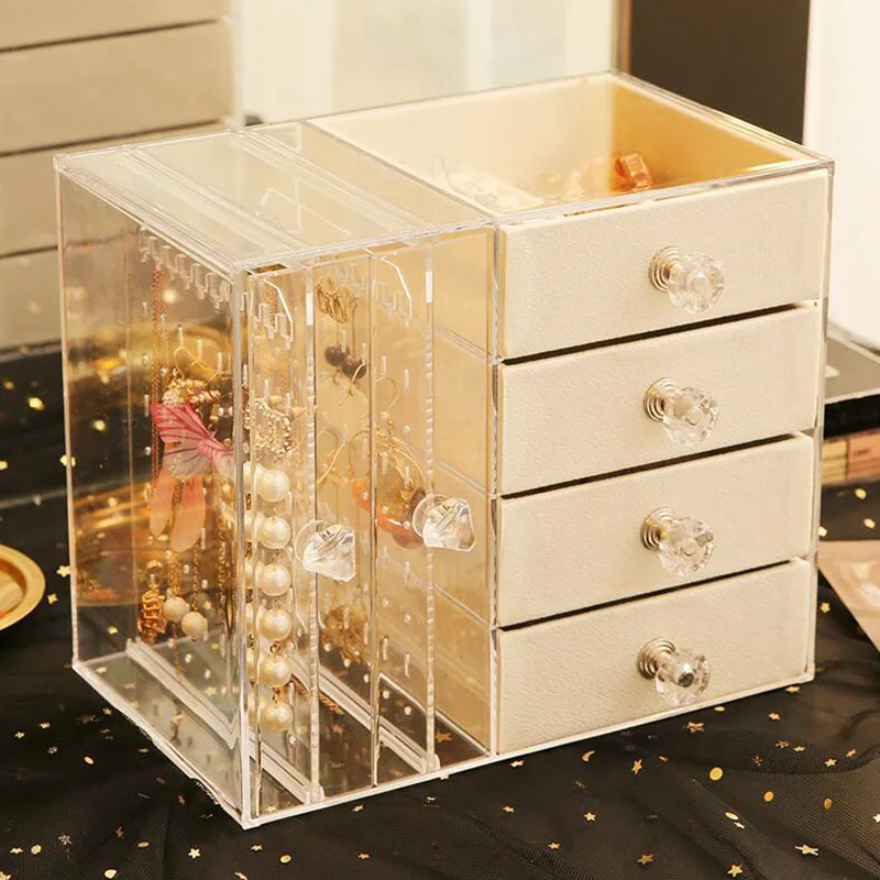 Шкатулка для хранения ювелирных изделий органайзер подставка демонстрации