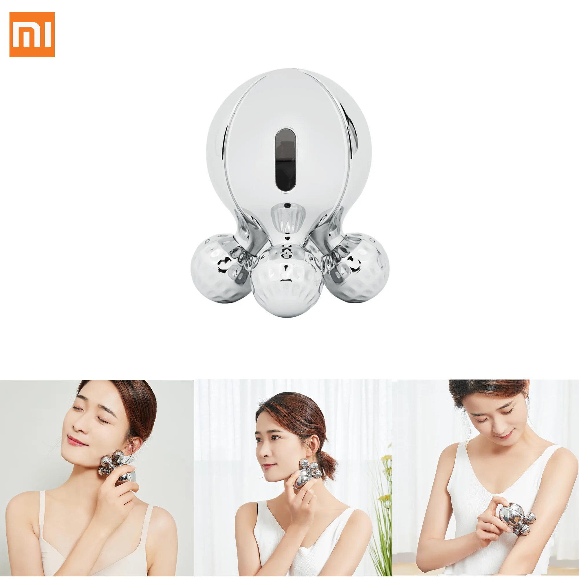 Xiaomi Youpin Momoda микротоковый ролик массажер тонкий массаж лица Релаксация организма морщины на лице средство для удаления разминания массаж