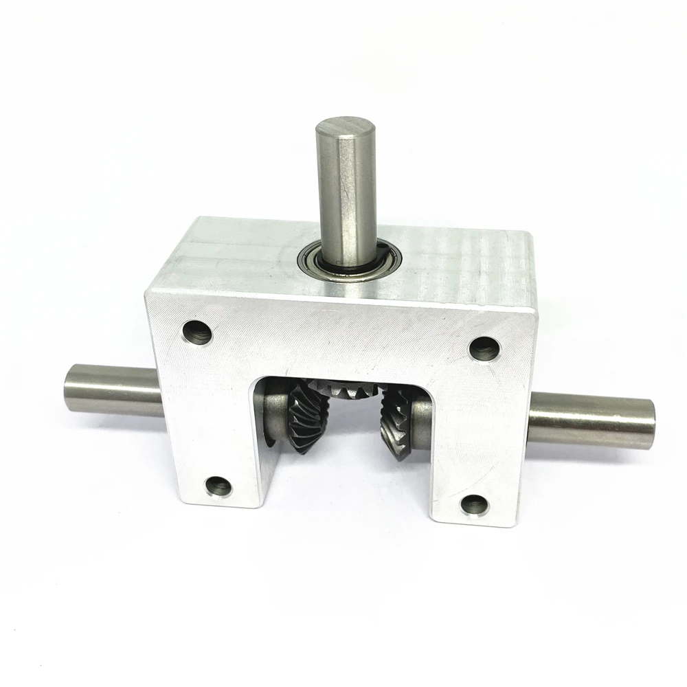 1:1 Angle Device 90° Right Angle Bevel Gear Gearbox 10MM Shaft