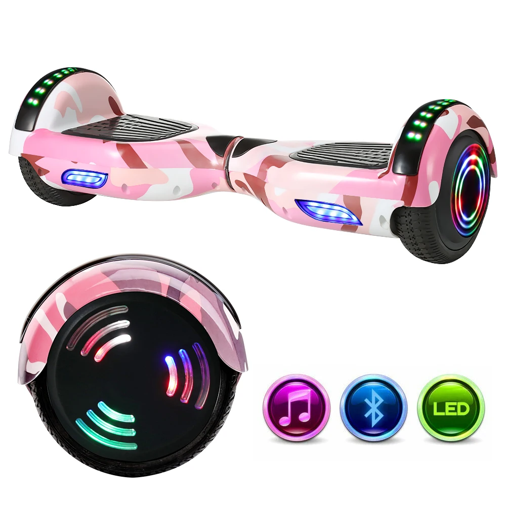 IScooter Ховерборд UL2272 Bluetooth Электрический скейтборд рулевое колесо Смарт 2 колеса