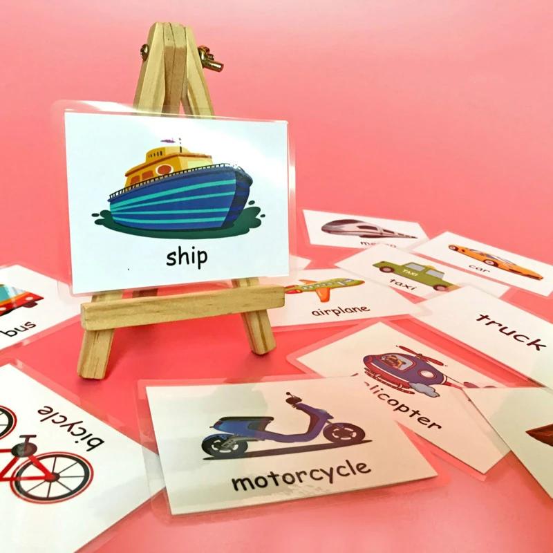 12 шт. в упаковке Montessori Детские когнитивные карты мультфильм Цвет эмоции движения