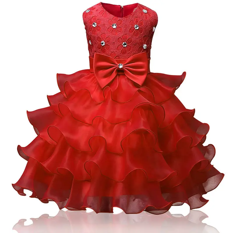 Летнее платье с цветочным узором для девочек; элегантные вечерние платья-пачки принцессы; Детские платья для девочек; vestidos; Новинка года - Цвет: 2