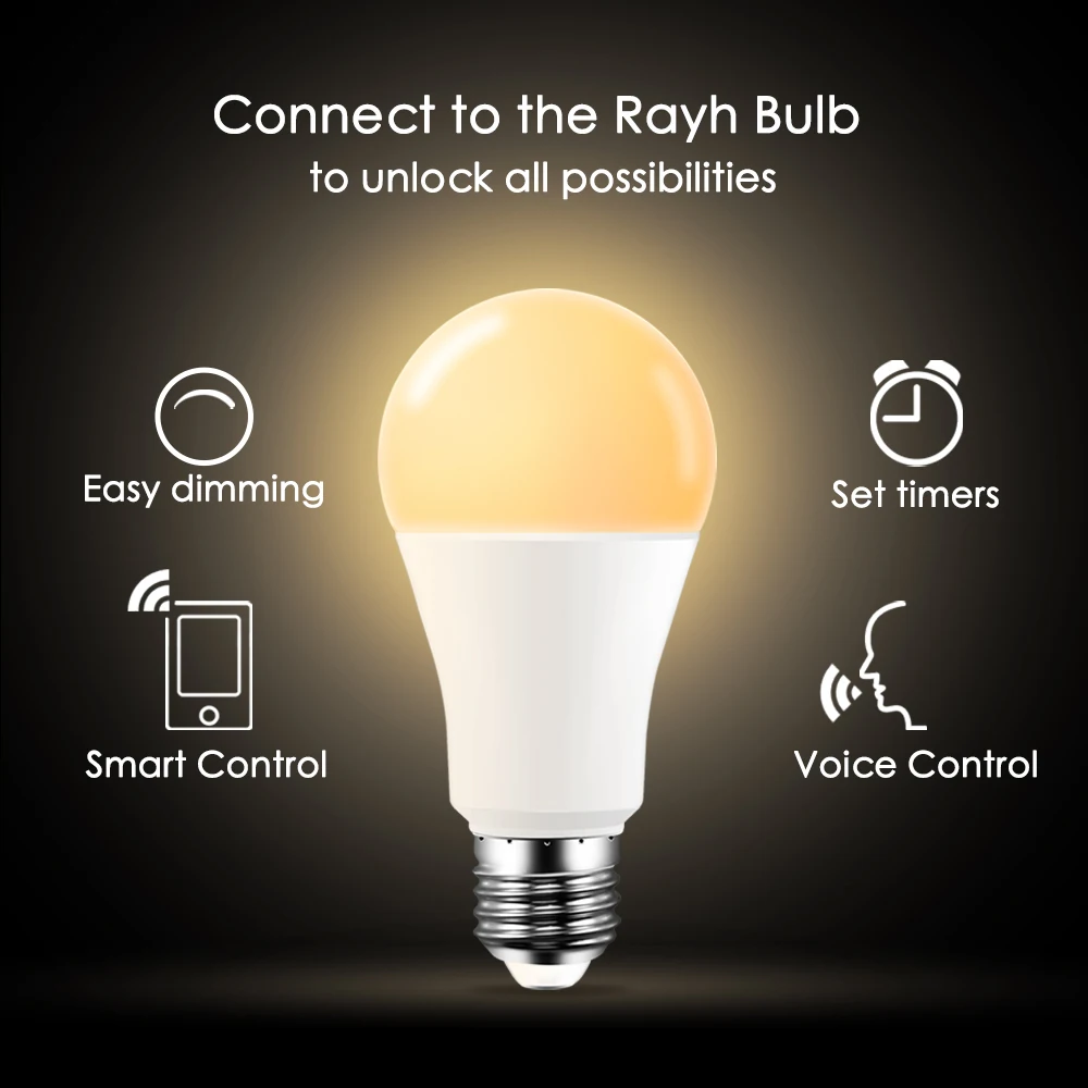  Dimmable 15W E27 WiFi Smart Light Bulb LED Lamp App Operate Alexa Google Assistant Voice Control Wa - 4000118529602