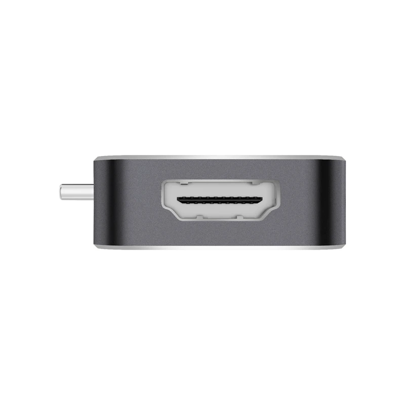 USB C концентратор type C Thunderbolt 3 док-станция 7 в 1 USB-C адаптер с USB 3,0 портами TF слот Micro-SD карта для Mac Book Pro