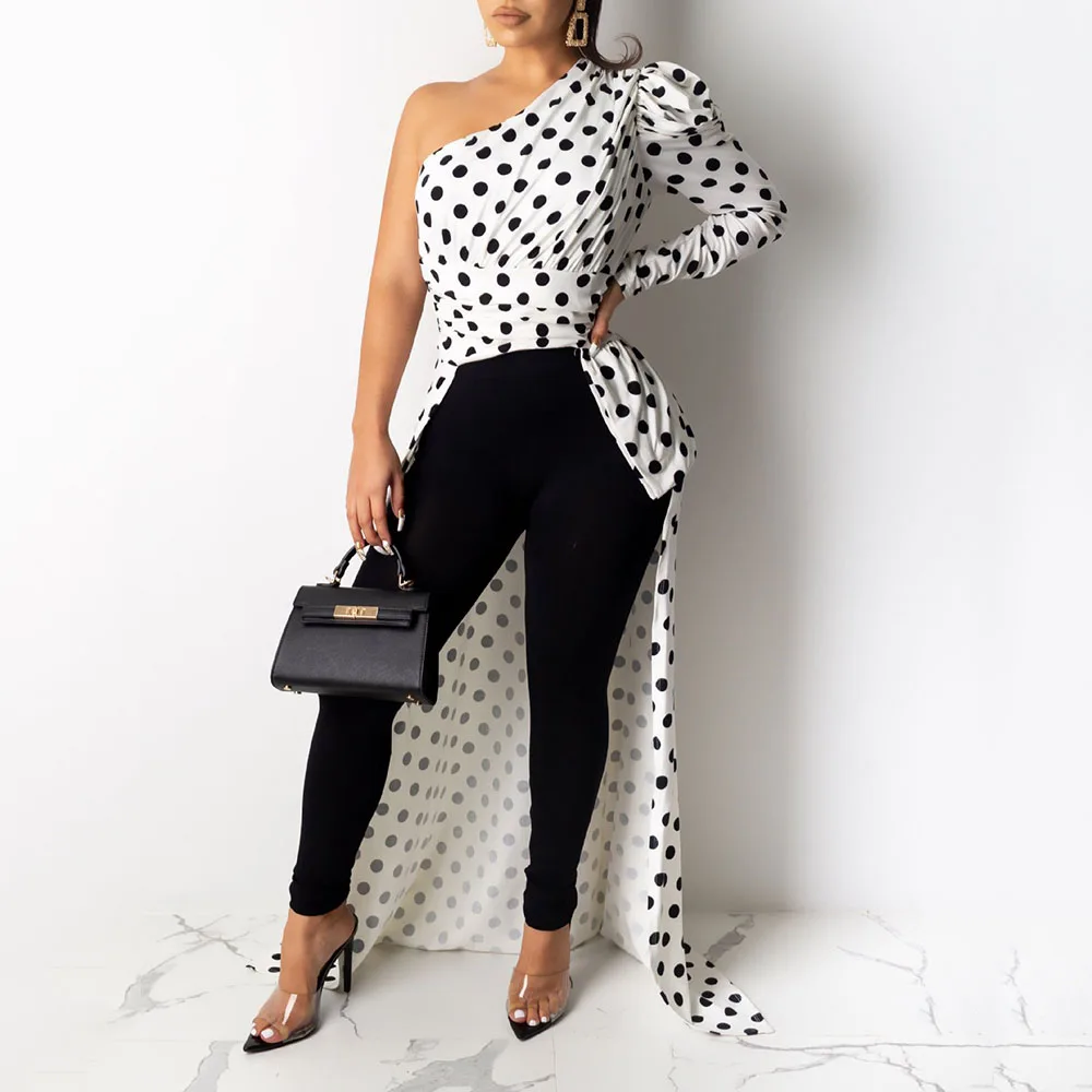 high low african top