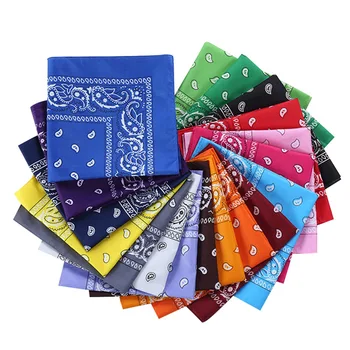 

12 Pcs/Pack Printed Scarf Cashew Flower Small Square Hip Hop Headscarf New Style Of Soft Smooth Breathable Fashion Items FP8