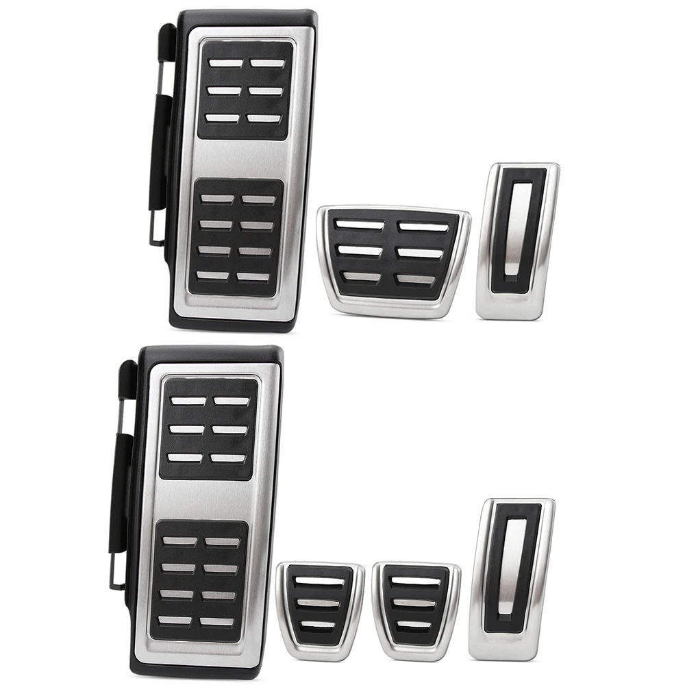 ALIKEE Car Styling Sport Fuel Brake Dead Pedal Cover Set DSG For Leon 5F MK3 For Octavia A7 For 7 Auto AccESSories:3pcs AT ALIKEE Car Styling Sport Fuel Brake Dead Pedal Cover Set DSG For Leon 5F MK3 For Octavia A7 For 7 Auto AccESSories:3pcs AT