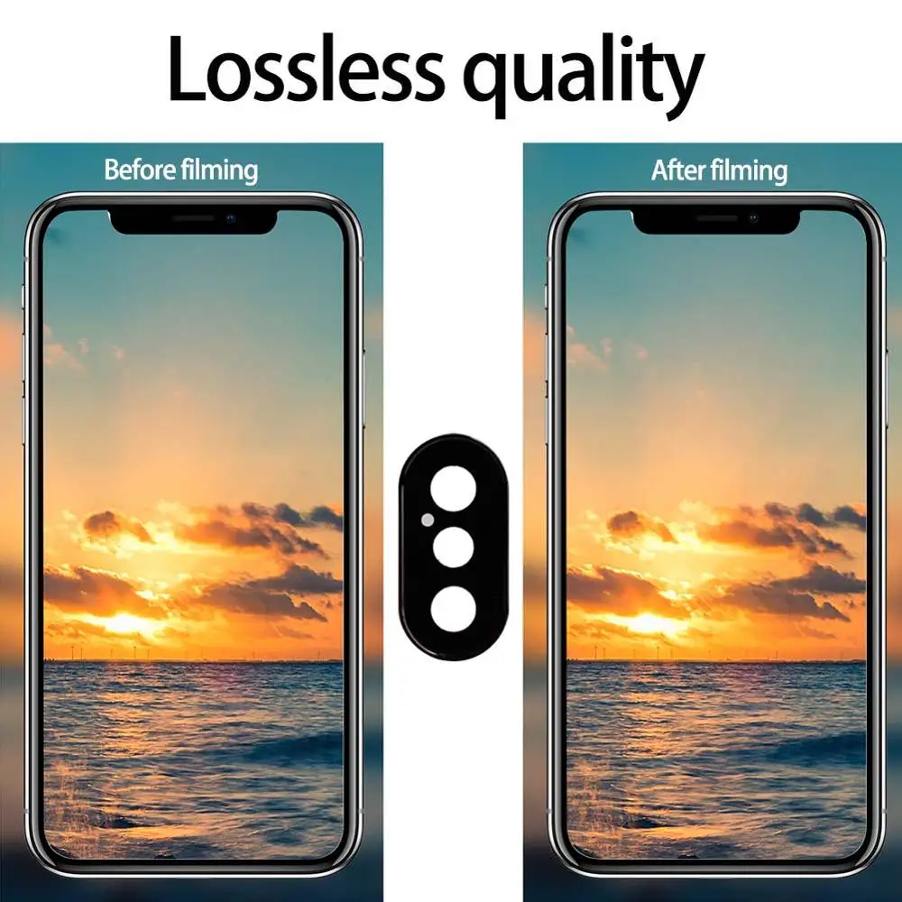 Металлическое стекло протектор объектива для iphone X/XS MAX Закаленное стекло пленка протектор экрана лист для iphone xs