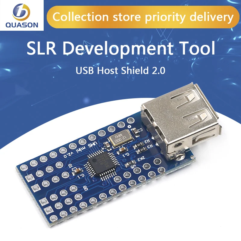 Официальный Mini USB Host Shield 2 0 для Arduino ADK SLR инструмент разработки 3 заказа |