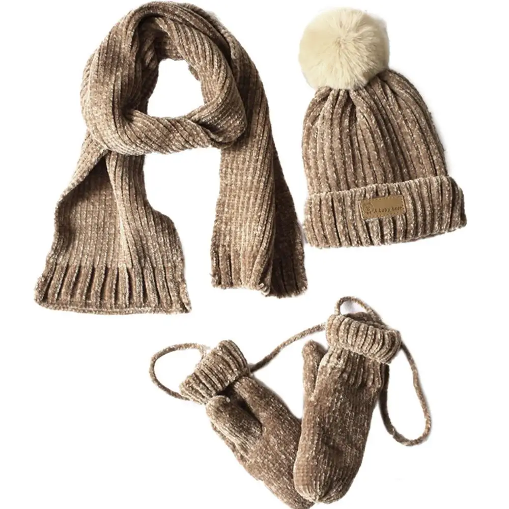 children's all in one hat scarf and gloves