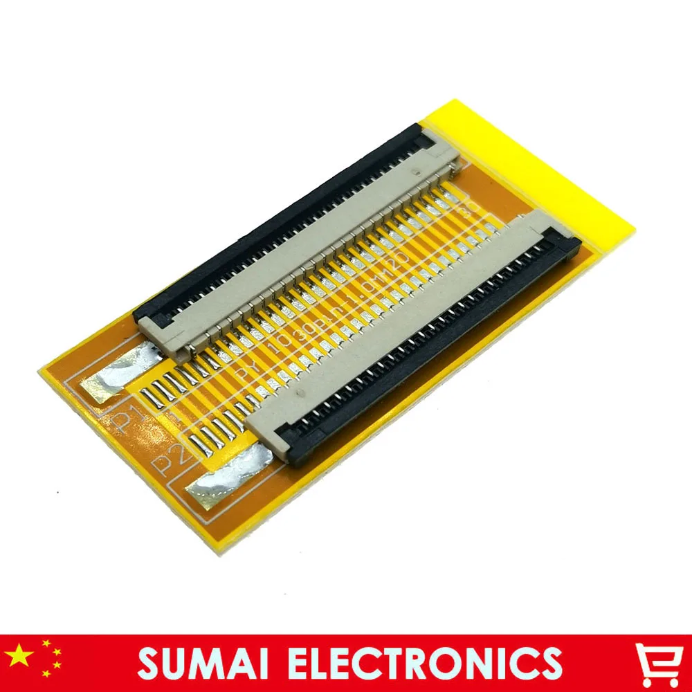 24 контакта 1 0 мм FPC FFC PCB разъем адаптера платы P плоский кабель удлинитель для