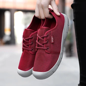 

Women Sport Shoes Lightweight Running Shoes for Women Sneakers Basket Femme 2019 Breathable Air Mesh Soft Women Walking Footwear