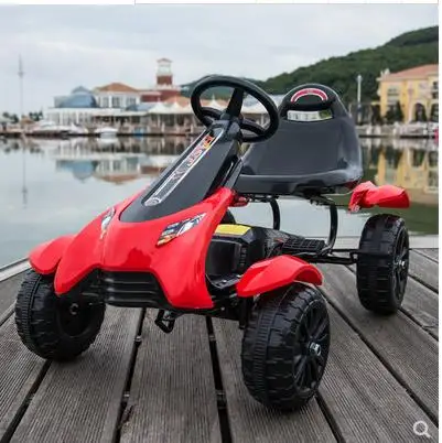 

Children's karting four-wheeled pedal sports car kids can sit men and women baby educational toys fitness bike-11