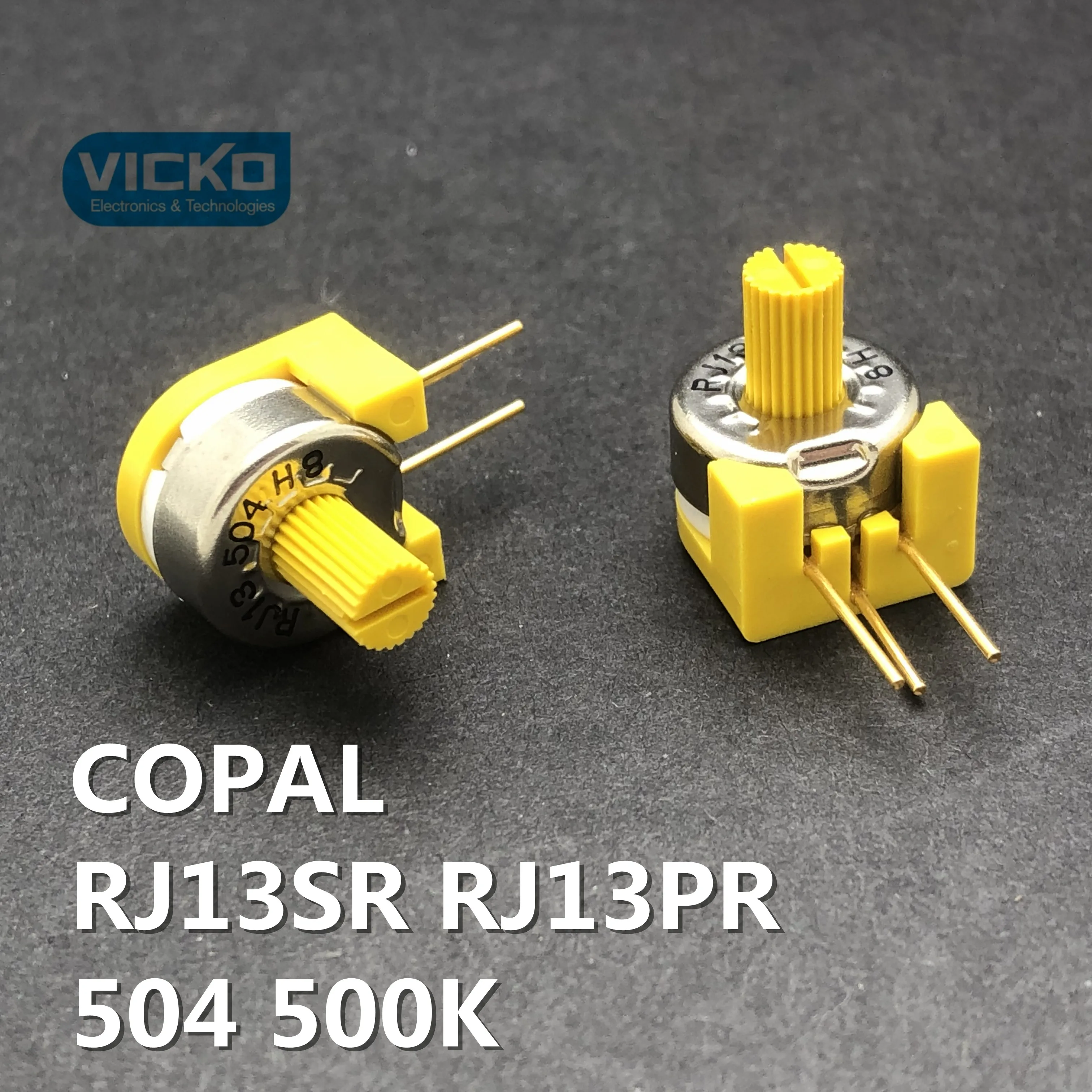 Japão Copal Precisão 504 Rj-13pr Único Potenciômetro 500k Rj13sr Interruptor Rj-13sr Rj13