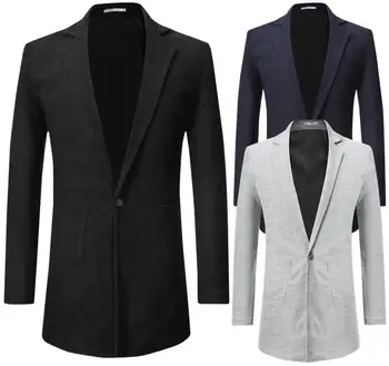

2019 Brand Mens Vintage Blazer Coats Chinese Style Business Dress Blazers Casual Jackets Male Suit Jacket