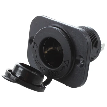 

2 x Power outlet 12V cigarette lighter plug recessed for Car Moto Boat