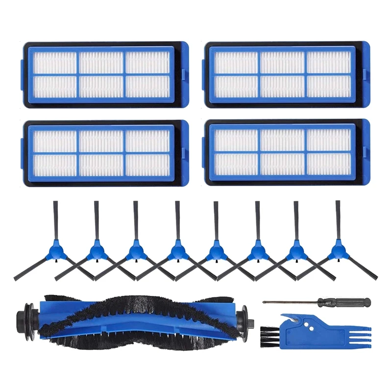 Kit Ricambi Per Eufy Robovac 11S/15C/30C – Filtri HEPA, Spazzole Laterali E Spazzola Principale