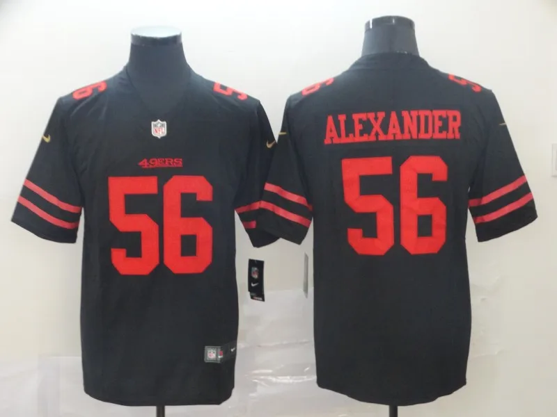 Men Мужская Джерси San Francisco 49ers Kwon alexer 56 - Цвет: Men