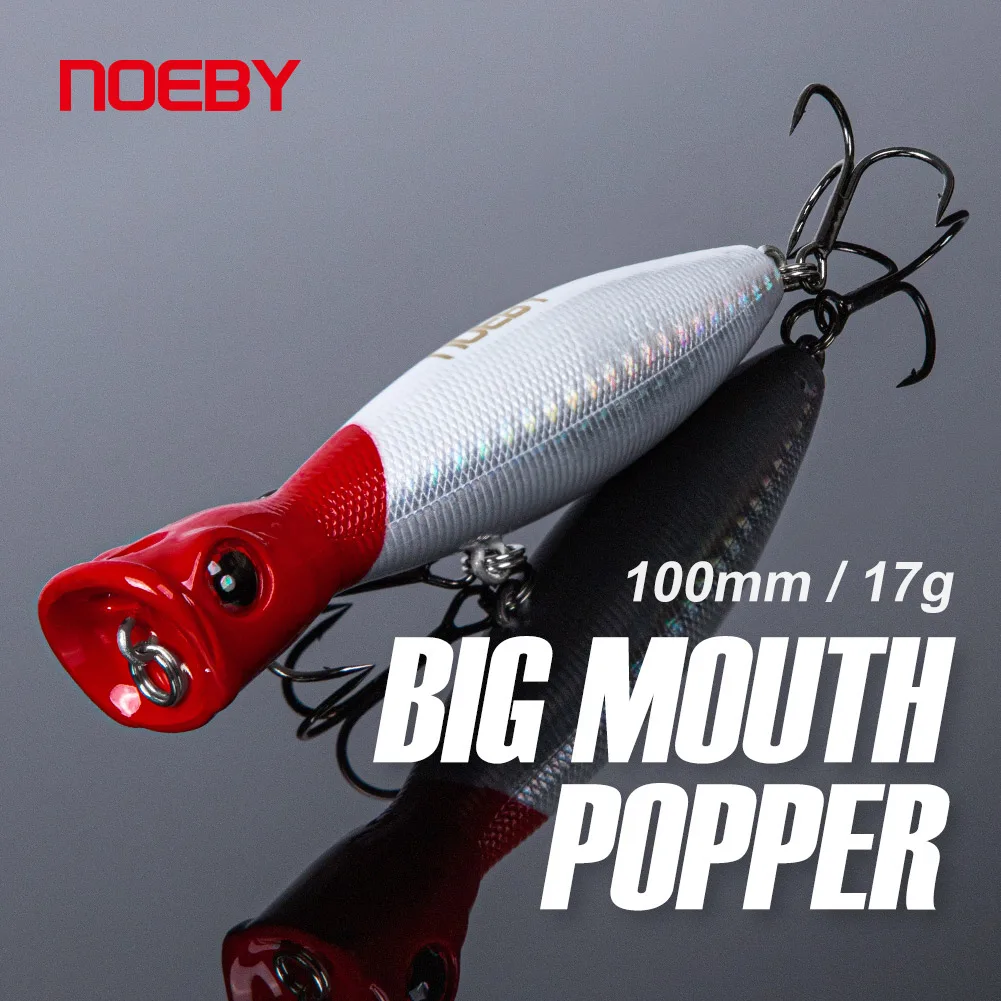 Noeby корма Popper Рыбная приманка 100 мм 17 г Топ воды воблеры искусственные жесткий