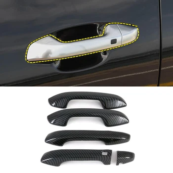 

Left Hand Drive! Car Styling Exterior Side Door Handle Frame Sticker Cover Trim 5pcs For Kia Seltos 2019 2020
