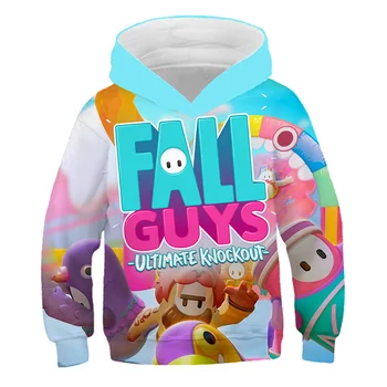 

Spring and Autumn Girls Olympic Games Ultimate Competition Graphic Printed Clothing Children's 3D Comic Hooded Pullover 4T-14T