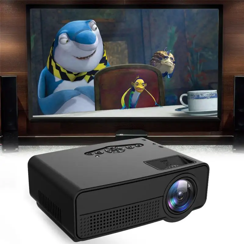 S280 портативный проектор Mini 3D HD светодиодный Full-Hd домашний кинотеатр 1080P AV USB новейший