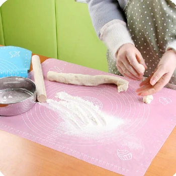 

Silicone Baking Mat Flour Rolling Scale Mat Kneading Dough Pad Baking Pastry Rolling Mat Bakeware Liners With Measurements