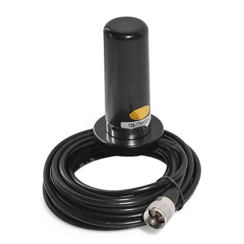 

Dual Band VHF UHF 143MHz 444MHz Car CB Mobile Radio PL-259 netic Base Antenna