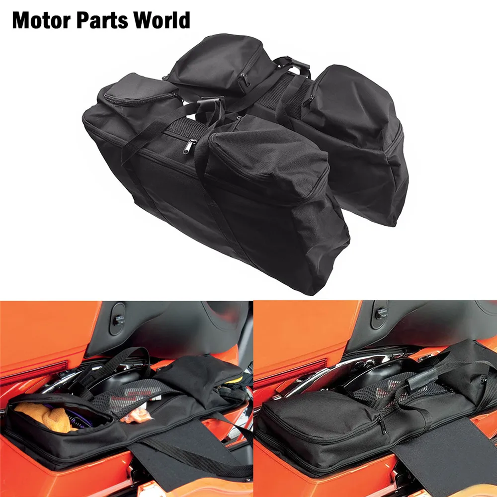 Черная Жесткая Сумка-сиденье для мотоцикла подкладка багажа мягкая Harley Touring Electra