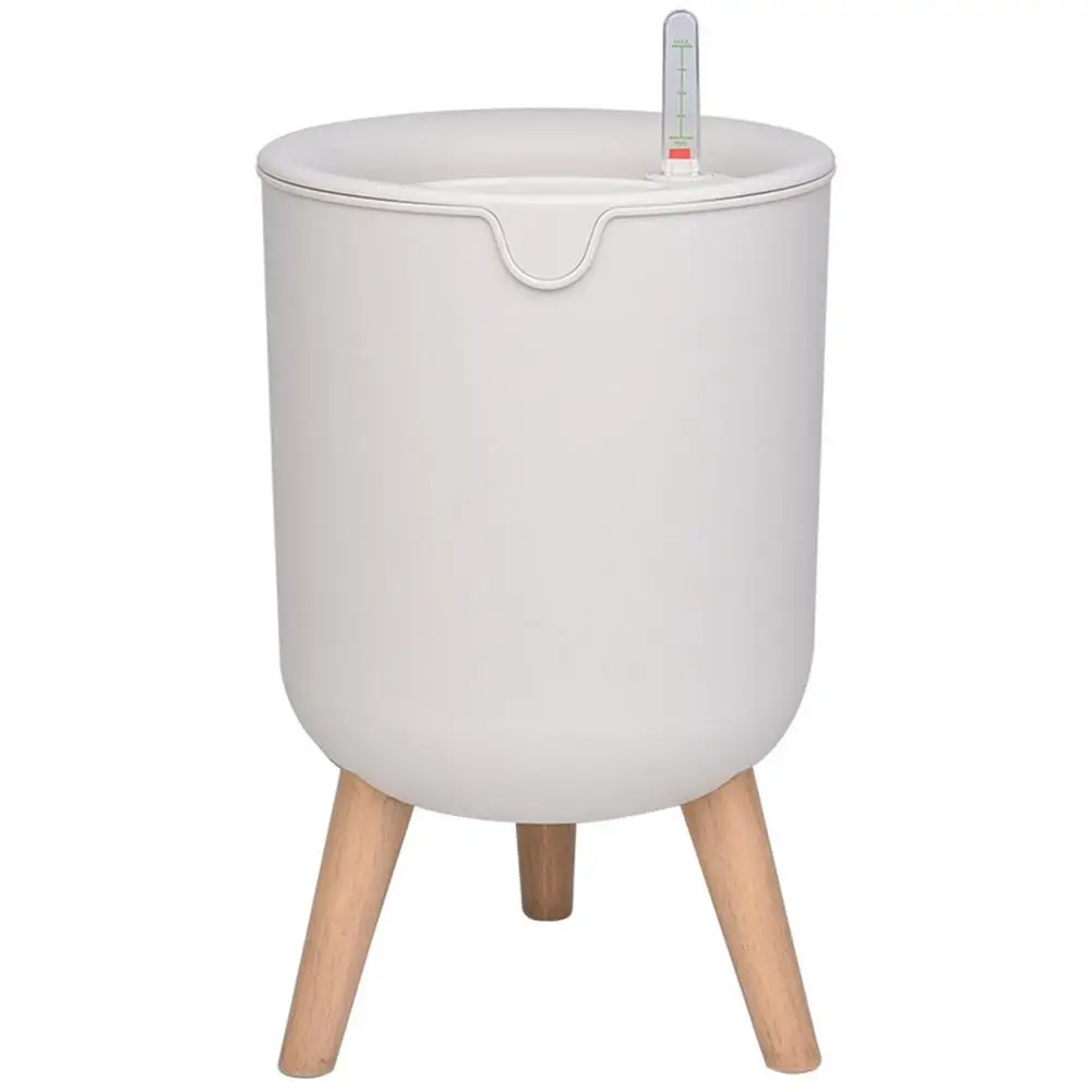 Household Indoor Automatic Self-Watering Flower Pot Large Floor-standing Potted Storage Basin With Water Level Indicator | Дом и сад