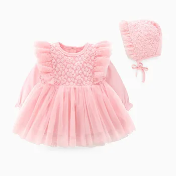

Full Moon dress baby banquet dress baby clothes long sleeve princess dress baby clothes autumn