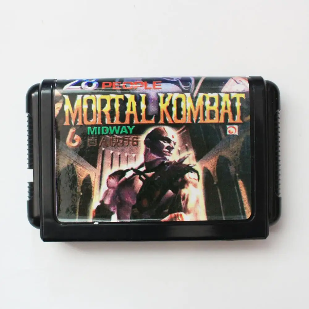 Mortal Kombat 6 16 bit MD игровая карта для sega Mega Drive для Genesis