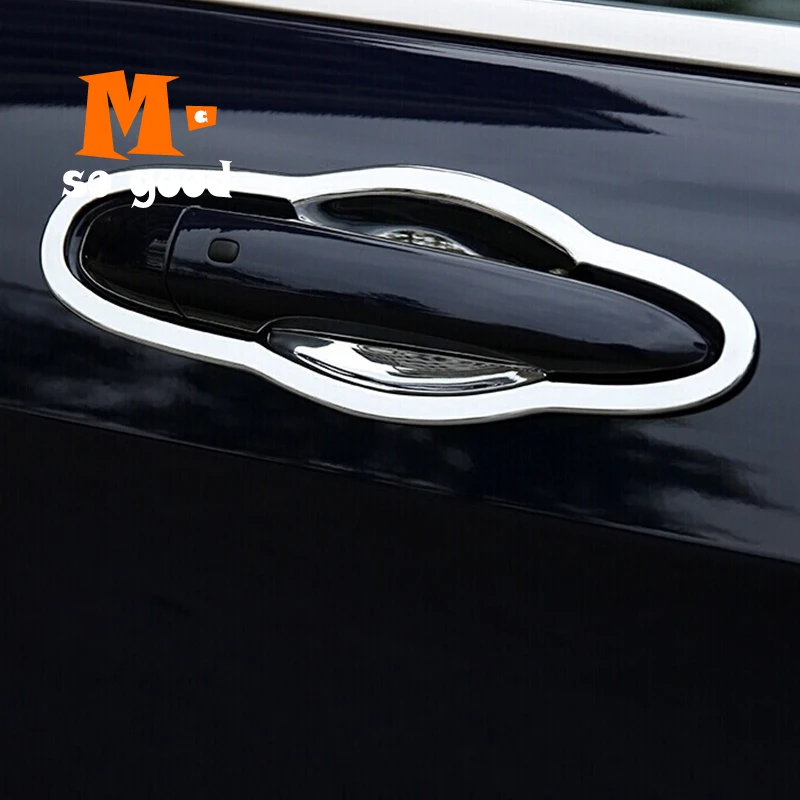 2014 2015 2016 2017 2018 для Jeep Cherokee KL Автомобильная ABS пластиковая хромированная дверная