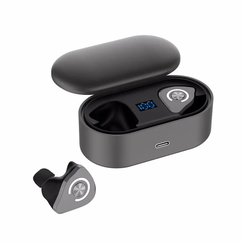 Type c 5 0 Earphones Bluetooth Earphone Wireless Earphone TWS Headset Stereo Earbuds Sport Bloototh LED Display With Mic