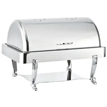 

Chafing dish rectangular Combust. Asia steel nickel plated